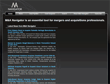 Tablet Screenshot of manavigator.com
